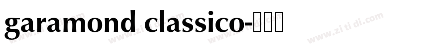 garamond classico字体转换 garamond classico字体转换